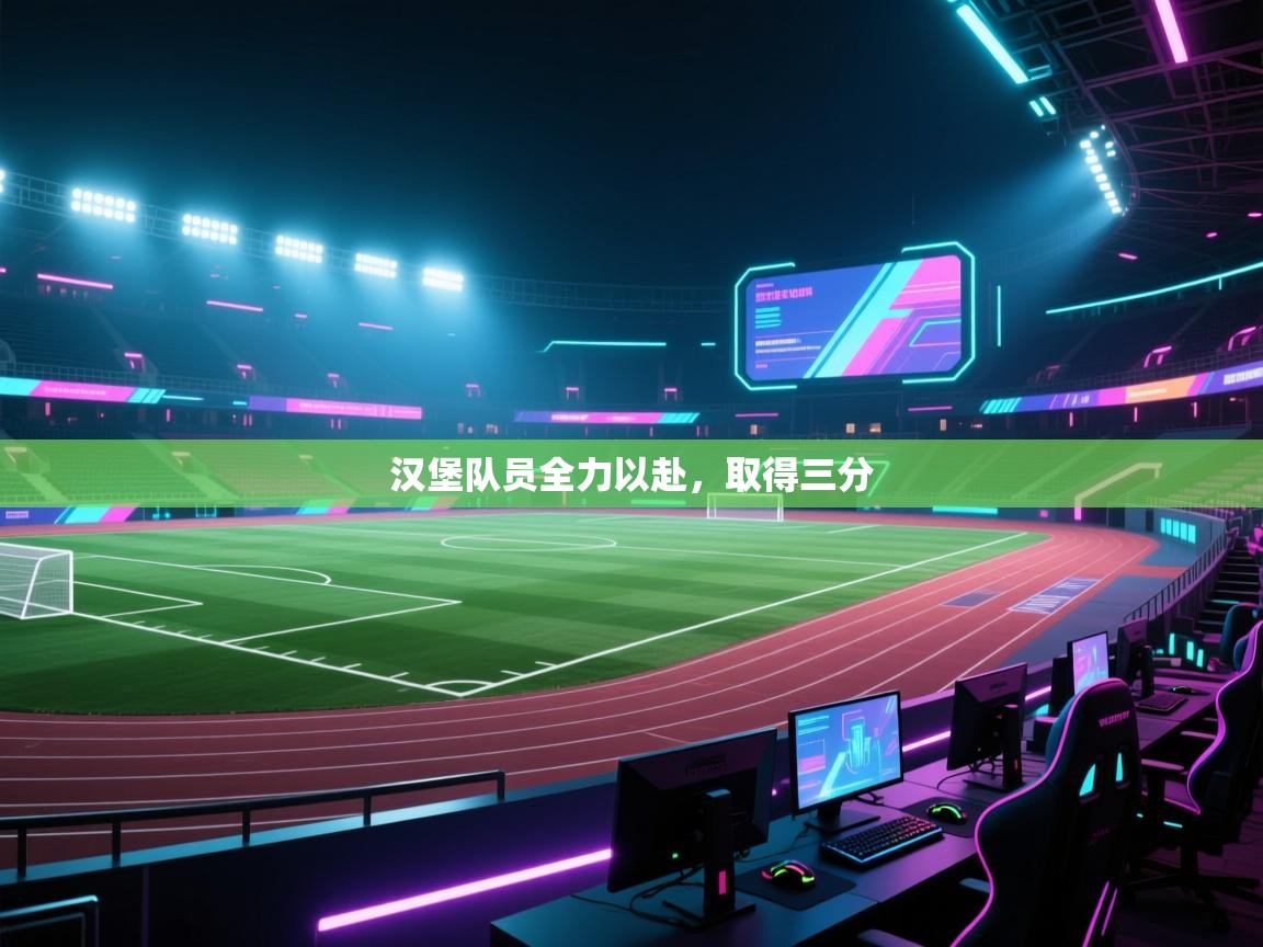 汉堡队员全力以赴，取得三分  第2张