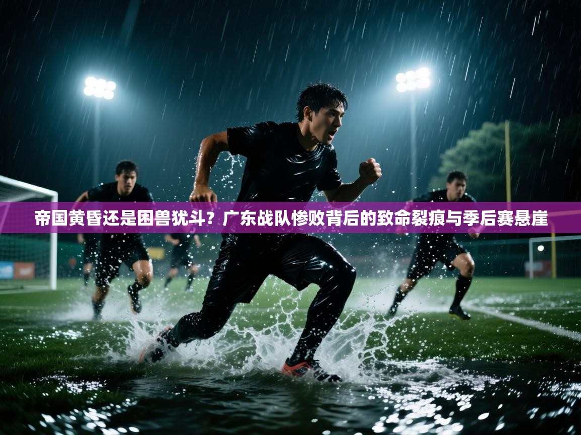 帝国黄昏还是困兽犹斗？广东战队惨败背后的致命裂痕与季后赛悬崖  第1张